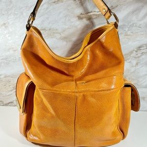 B Makowsky leather handbag